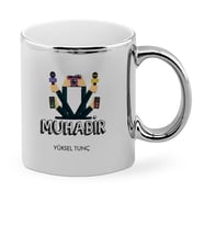 BK Gift Kişiye Özel Mesleki Muhabir Krom Kupa Bardak  1