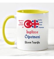 İngilizce Öğretmeni Kupa Bardağı Sarı
