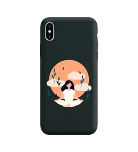 Siyah Lansman Kılıf iPhone XS