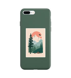 Koyu Yeşil Lansman Kılıf iPhone 8 Plus
