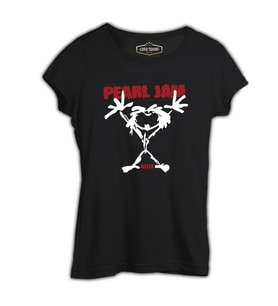 Pearl Jam - Alive Siyah Kadın Tshirt