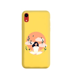 Sarı Lansman Kılıf iPhone XR