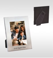 BK Gift Kişiye Özel Fotoğraflı 607 Silver Alüminyum Resim Çerçevesi