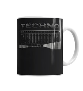 Underground Place Techno Kupa Bardak Porselen