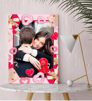 BK Gift Kişiye Özel Fotoğraflı Sanatsal Kanvas Tablo 11  (30x50cm.)