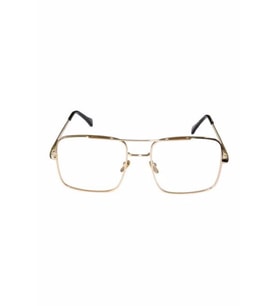Unisex Kare Pilot Şeffaf Gözlük