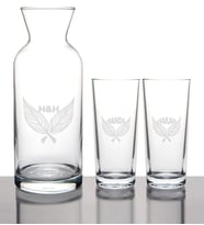 BK Gift Kişiye Özel İsimli Rakı Karaf Seti Model 11