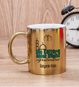 Din Kültürü Öğretmeni Gold Kupa Bardak
