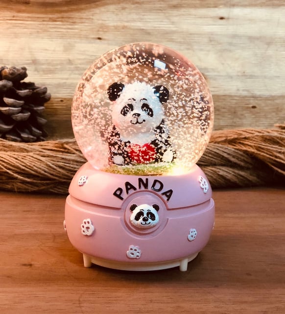 Panda Kar Küresi ( Işıklı )