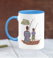 BK Gift Kişiye Özel Babalar Günü Temalı Mavi Kupa Bardak 26322m