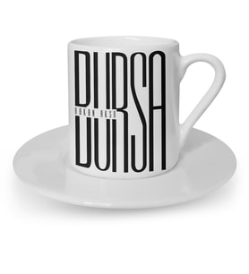 BK Gift Kişiye Özel Bursa Tasarımlı Türk Kahvesi Fincanı  1