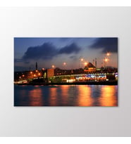 Arty Tablo Galata Köprüsü Tablo (Karışık)
