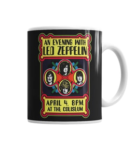Led Zeppelin Banda Kupa Bardak Porselen