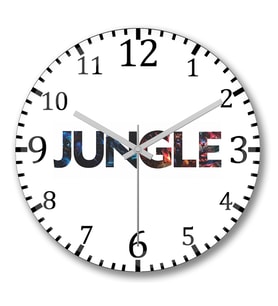 League of Legends Jungle Duvar Saati Bombeli Gercek Cam