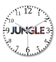 League of Legends Jungle Duvar Saati Bombeli Gercek Cam