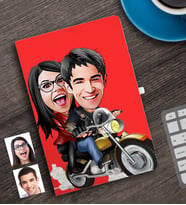 BK Gift Kişiye Özel Sevgililer Karikatürlü Defter-17