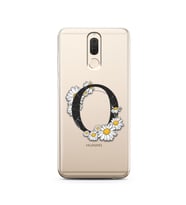 Papatya Harf Tasarım Süper Şeffaf Silikon Telefon Kılıfı Huawei Mate 10 Lite O-H