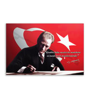 ''Güner Ofis''  Deri Üzerine Kanvas Tablo 80x130
