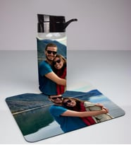 Kişiye Özel Fotoğraflı Cam Matara Ve Mousepad Ofis Seti 94383