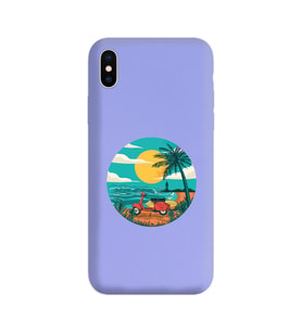 Mor Lansman Kılıf iPhone X