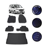 Ford Courier 2014-2022 Arası 4D Havuzlu Oto Paspas Ve Bagaj Set