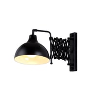 AVONNI HAP-9082-BSY Siyah Boyalı Aplik E27 Metal 22x45cm