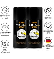 2 KUTU VİGA 50000 YÜKSEK KALİTE GECİKTİRİCİ SPREY %100 ORJİNAL - 2x45ML - 140 DEFA KULLANIM İMKANI %100 ORJİNAL