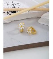 Else Silver Papatya Gümüş Çocuk Küpe