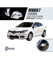 Renault Fluence Krom Ayna Kapağı 2 Prç. 2010 Üzeri P. Çelik