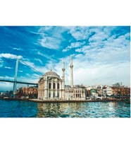 250 Parça Kutulu İstanbul Tarihi Ortaköy Camii Puzzle