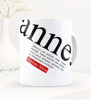 BK Gift Kişiye Özel Anne Temalı Beyaz Kupa Bardak
