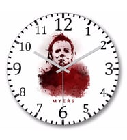 Michael  Myers Duvar Saati Bombeli Gercek Cam