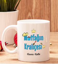 Mutfağın Kraliçesine Hediye Beyaz Kupa Bardak