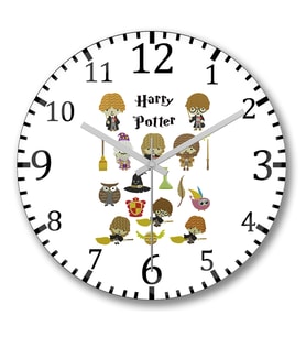 Harry Potter Expecto Patronum Duvar Saati Bombeli Gercek Cam