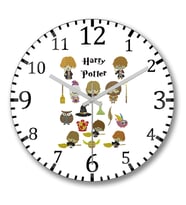 Harry Potter Expecto Patronum Duvar Saati Bombeli Gercek Cam