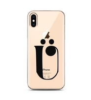 Iphone X Harf Tasarımlı Telefon Kılıfı Ü-Harfi 