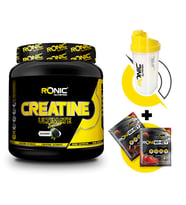 Ronic Nutrition Creatine Ultimate 700 gr (Böğürtlen Aromalı) + Shaker ve 2 Adet Tek Kullanımlık Whey Protein Hediye