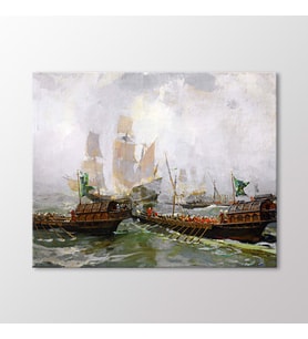 Arty Tablo Preveze Deniz Savaşı Tablo (Karışık)