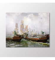 Arty Tablo Preveze Deniz Savaşı Tablo (Karışık)