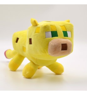 Minecraft 24 Cm Peluş Bön Bön Bakan Sarı Ocelot (Karışık)