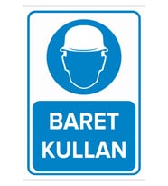 MIGNATIS - Baret Kullan Levhası - Sac Malzeme 25x35cm