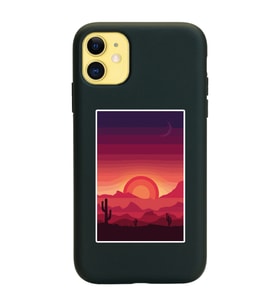 Siyah Lansman Telefon Kılıfı Iphone 11