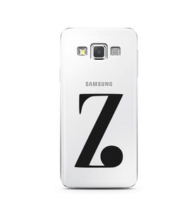 Samsung A3 (2015) Harf Tasarımlı Telefon Kılıfı Z-Harfi 