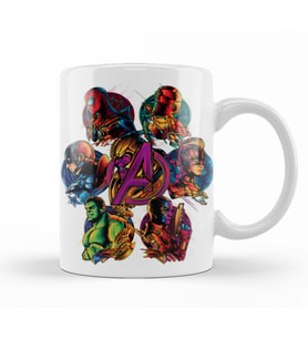 Avengers  Crew Kupa Bardak Porselen