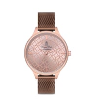 Royal Club de Polo Barcelona Quartz Hasır Kahverengi Kadın Kol Saati RPWT000305 (Rose)