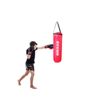 Spor Byfit 53 Cm x 20 Cm Hazır Dolu Kırmızı Çocuk Boks Kum Torbası