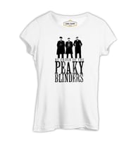 Peaky Blinders - Brothers Beyaz Kadın Tshirt
