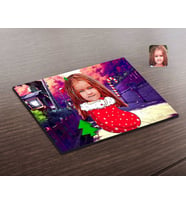 BK Gift Kişiye Özel Kız Çocuk Karikatürlü Ahşap Puzzle-14