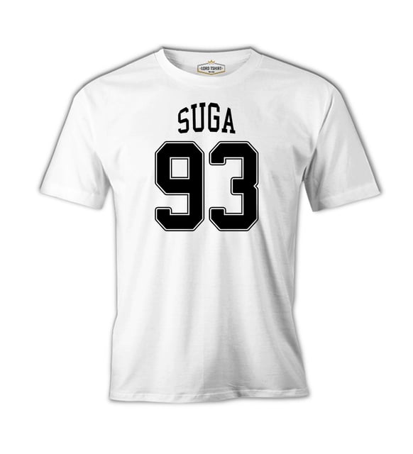 BTS - Suga 93 Beyaz Erkek Tshirt