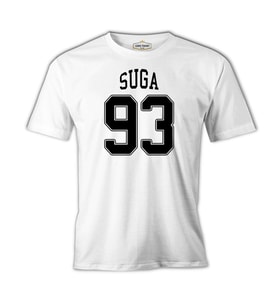 BTS - Suga 93 Beyaz Erkek Tshirt